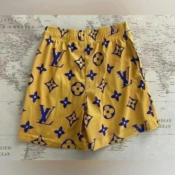 Monogram Mesh Shorts Size Small - Picture 4 of 6